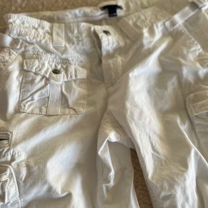 Gap white cargo pants